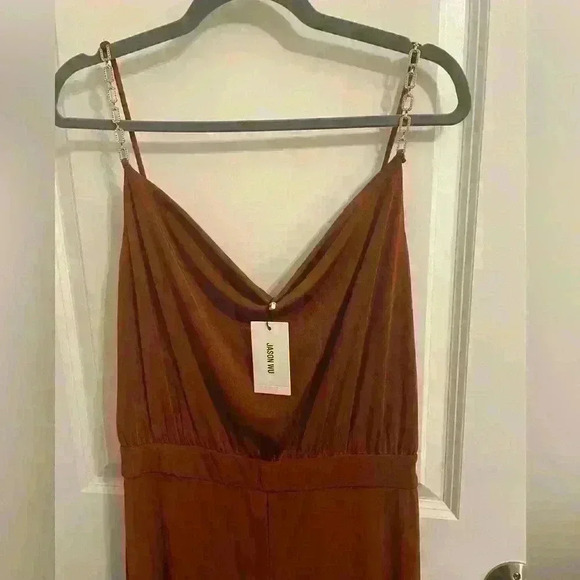 NWT Jason Wu Cowl Neck Jumpsuit. Size L - Picture 3 of 7